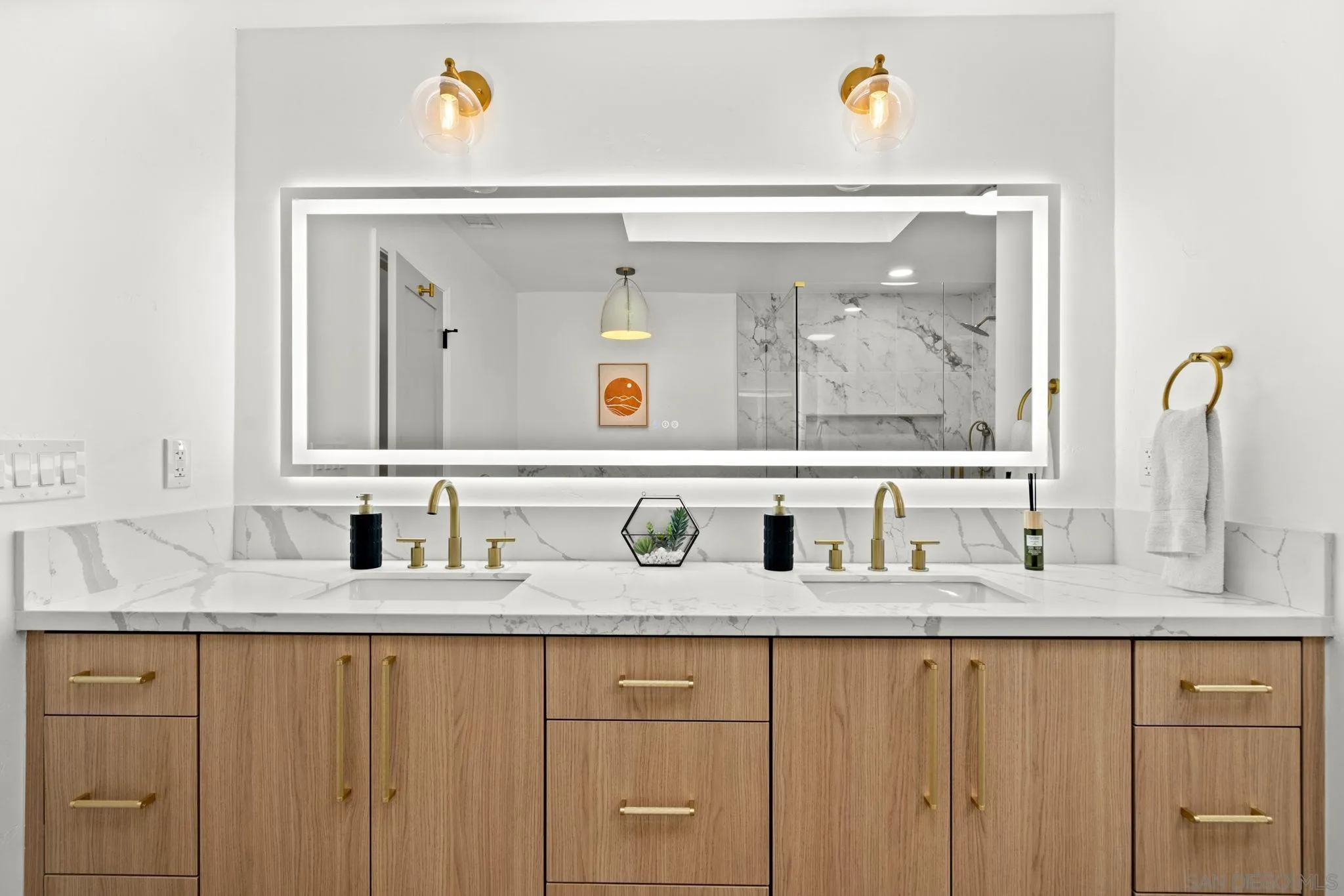 3110 Rio Madre Lane Jamul, CA 91935 - Photo 34 of 48 a bathroom with a sink and a mirror