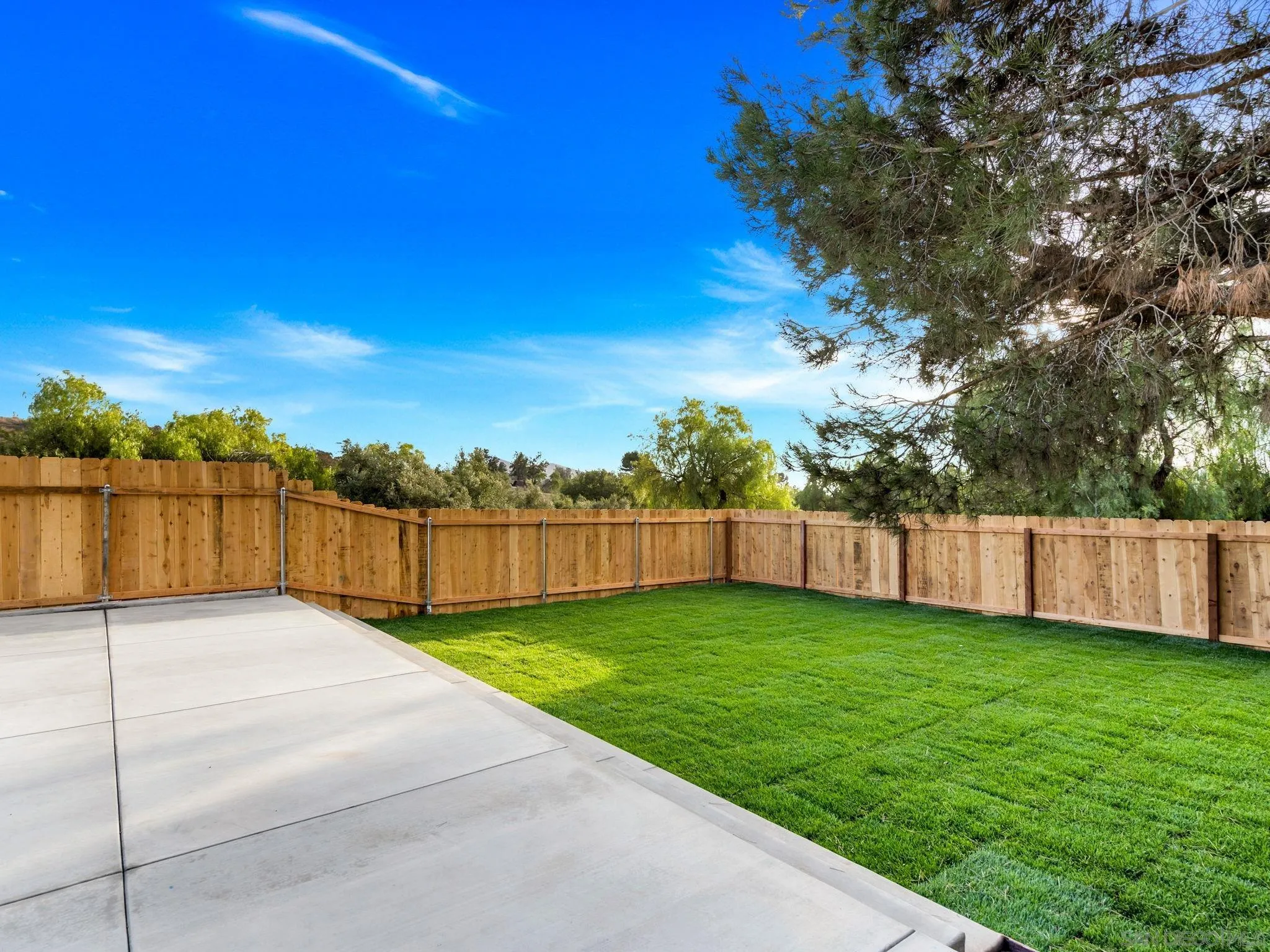 3110 Rio Madre Lane Jamul, CA 91935 - Photo 38 of 48 a view of a backyard with wooden fence