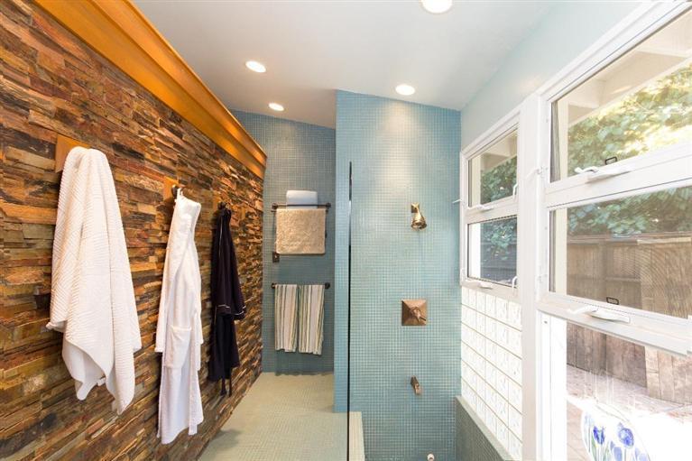 1131 Heatherside Road Pasadena, CA 91105 - Photo 33 of 44 a view of a hallway with large windows and chandelier