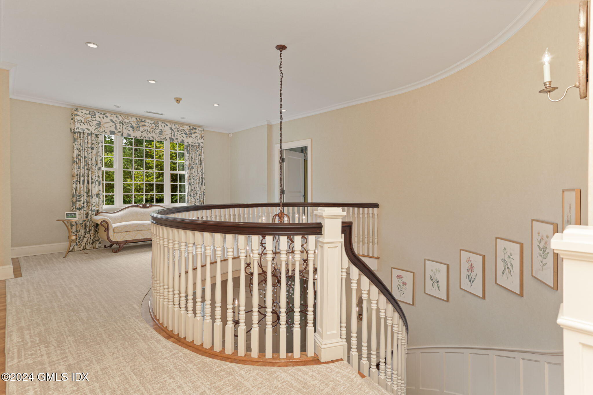 68 Rock Maple Road Greenwich, CT 06830 - Photo 20 of 46 a view of staircase with furniture and window