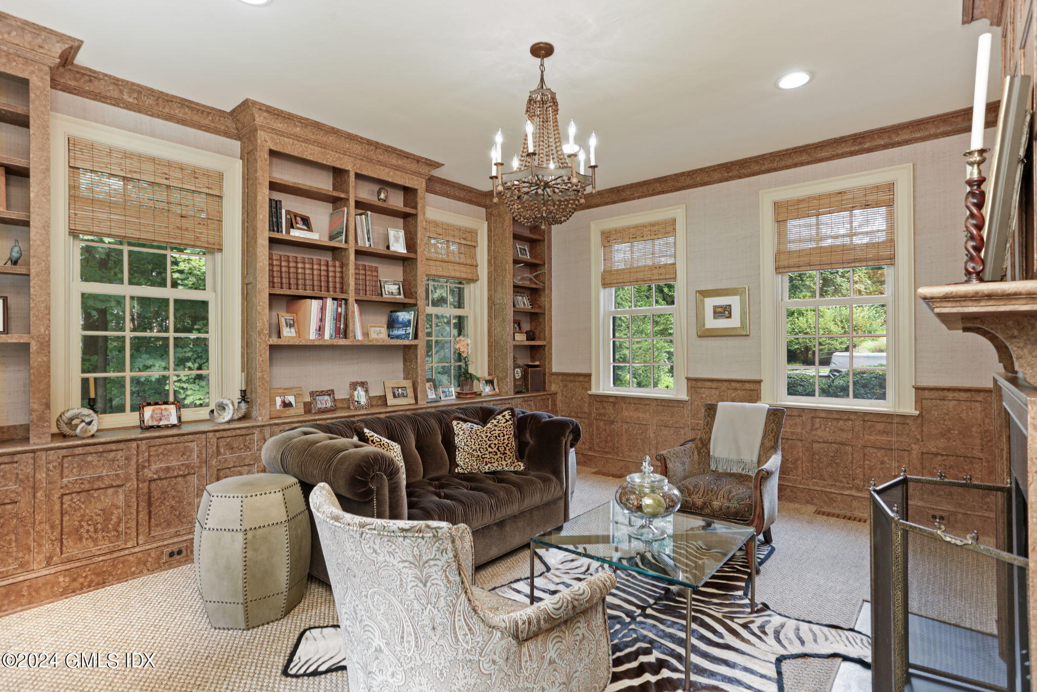68 Rock Maple Road Greenwich, CT 06830 - Photo 6 of 46 a living room with furniture and a large window