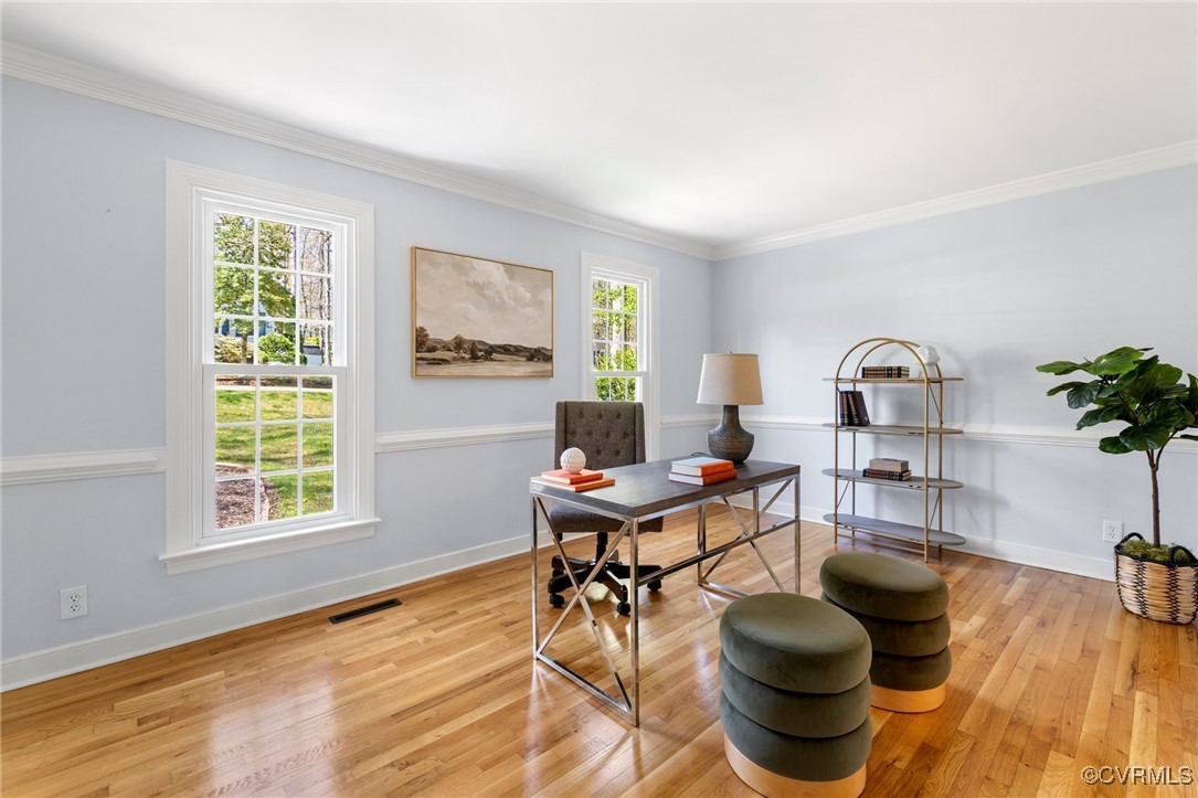 341 Rossmere Drive Midlothian, VA 23114 - Photo 7 of 41 a workspace with furniture and a window