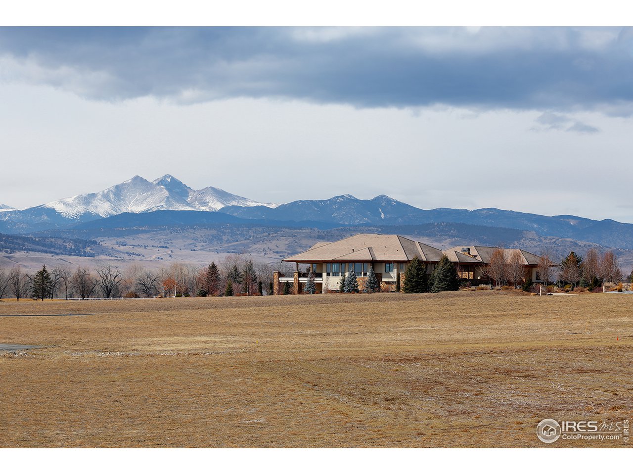 a view of an ocean with mountain view