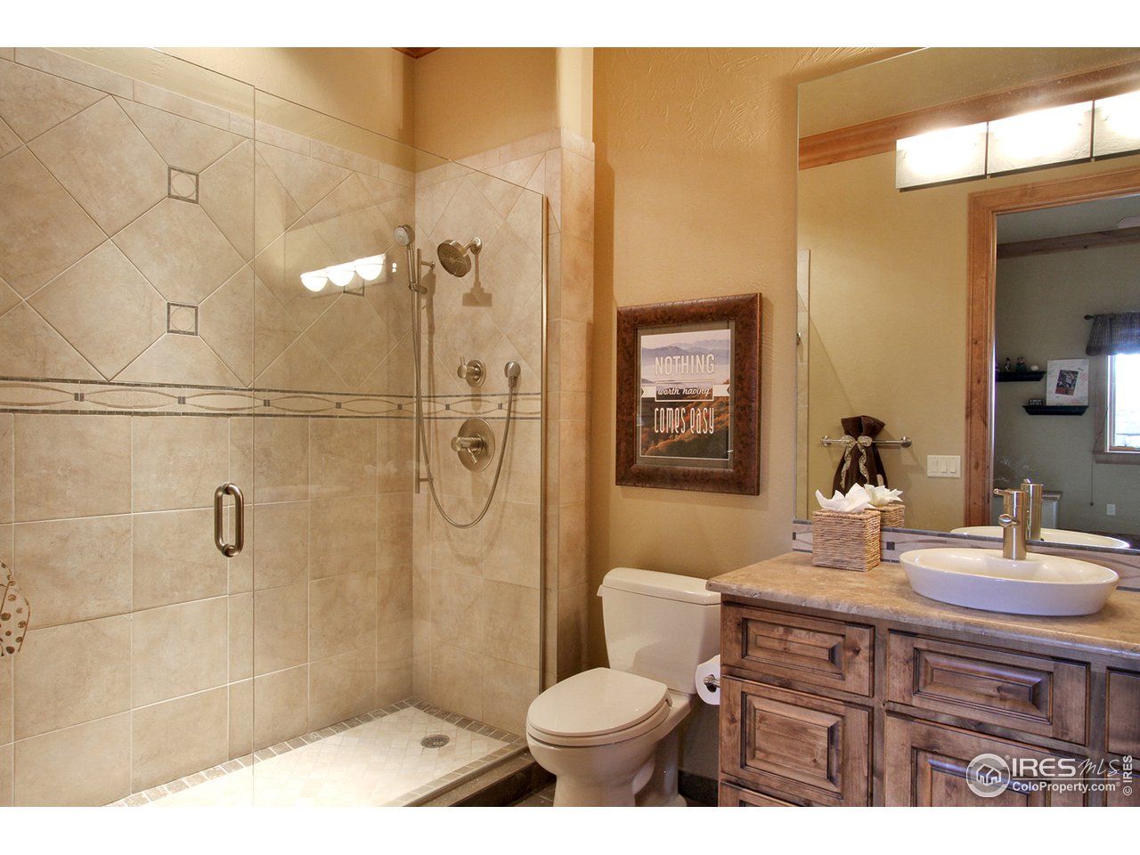 9455 Crystal Lane Longmont, CO 80503 - Photo 23 of 40 a bathroom with a sink toilet and shower