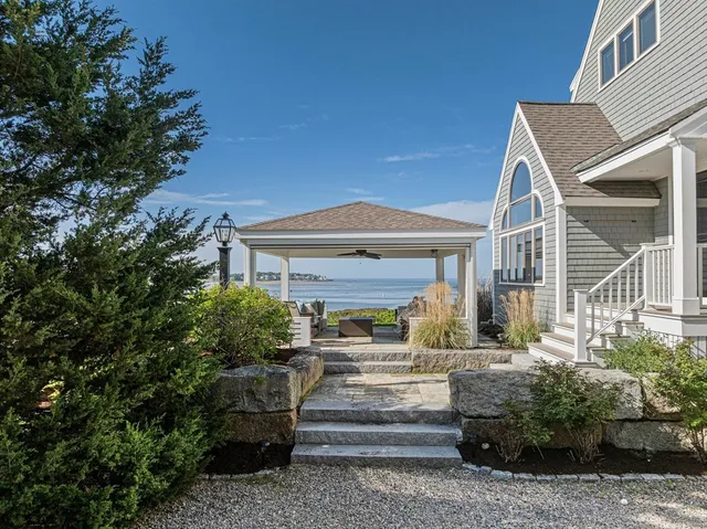 a view of balcony with deck and patio