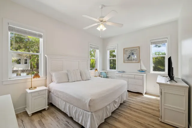 a backyard of a house with outdoor seating