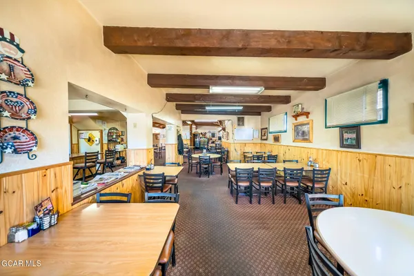 a view of a balcony with city view