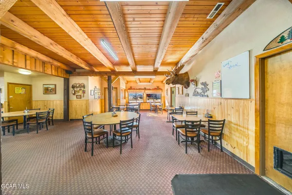a kitchen with lots of appliances