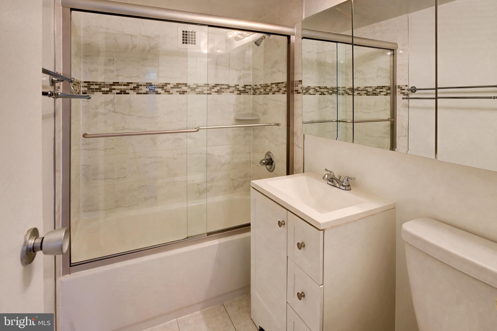 2401 H Street Northwest, Unit 208 Washington, DC 20037 - Photo 25 of 37 Renovated Bath