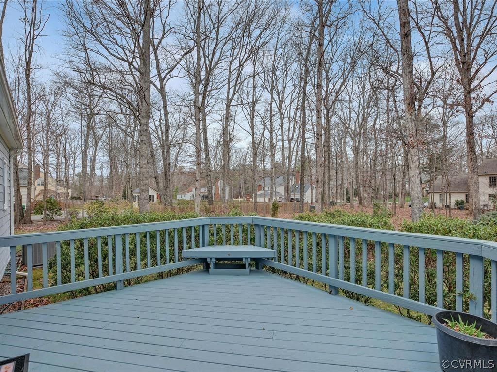 2251 Winterfield Road Midlothian, VA 23113 - Photo 20 of 27 a view of a wooden deck and trees