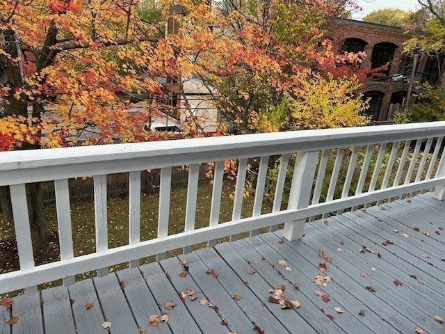 86 Aberdeen Avenue, Unit 2 Cambridge, MA 02138 - Photo 17 of 21 a view of balcony with wooden floor