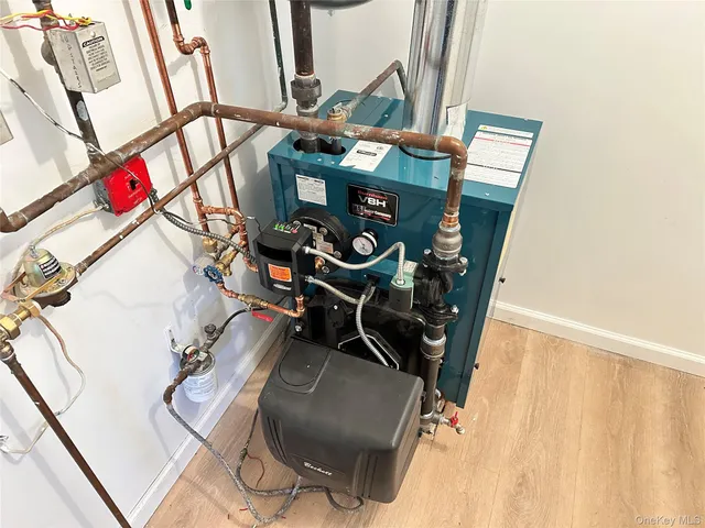 a balcony with wooden fence and roof