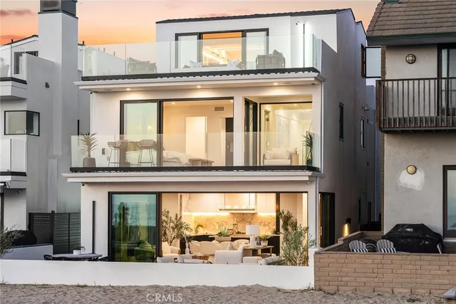 a view of a building from a balcony
