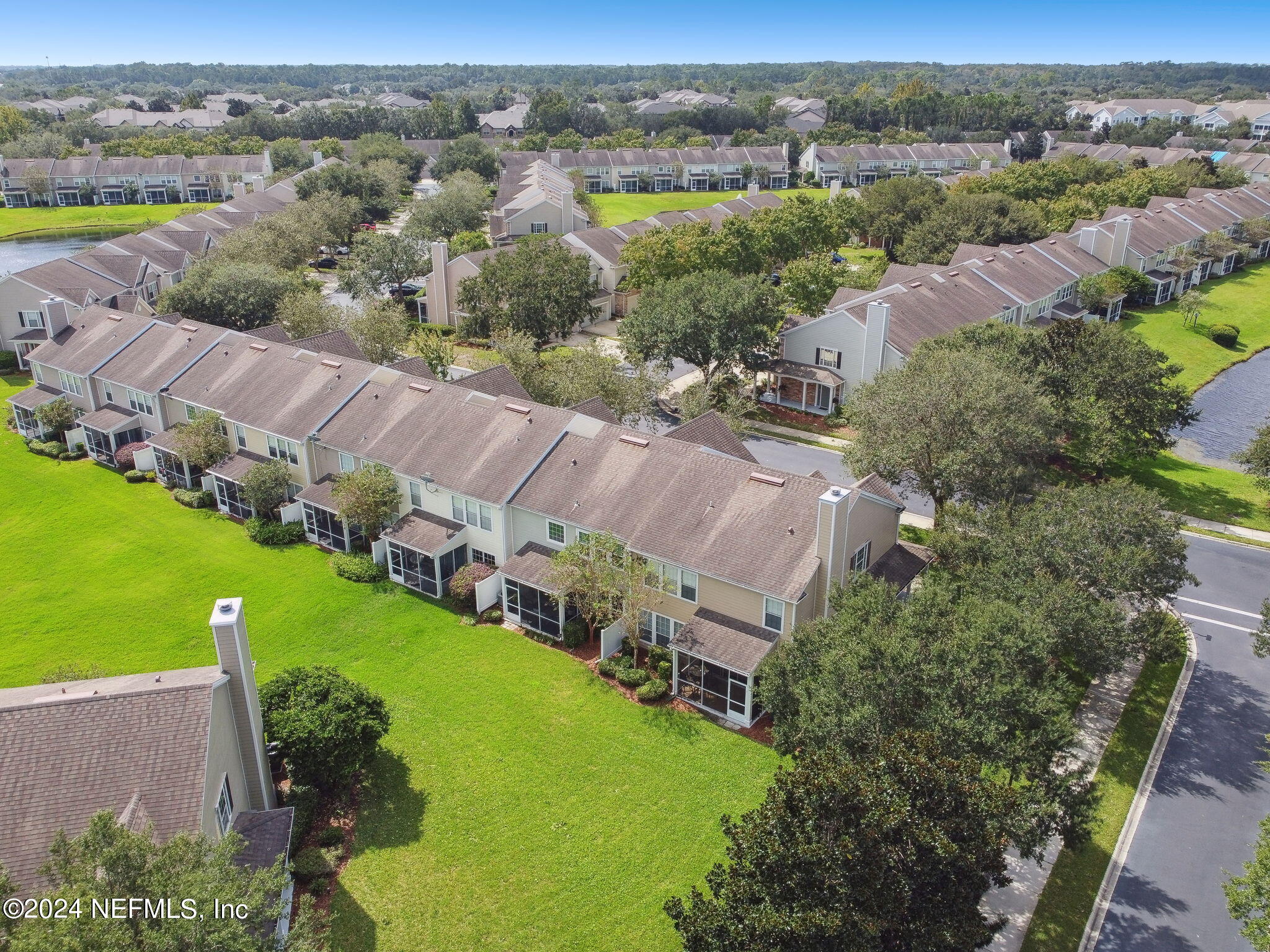 7473 Devondale Way Jacksonville, FL 32256 - Photo 51 of 68 an aerial view of a house with a garden