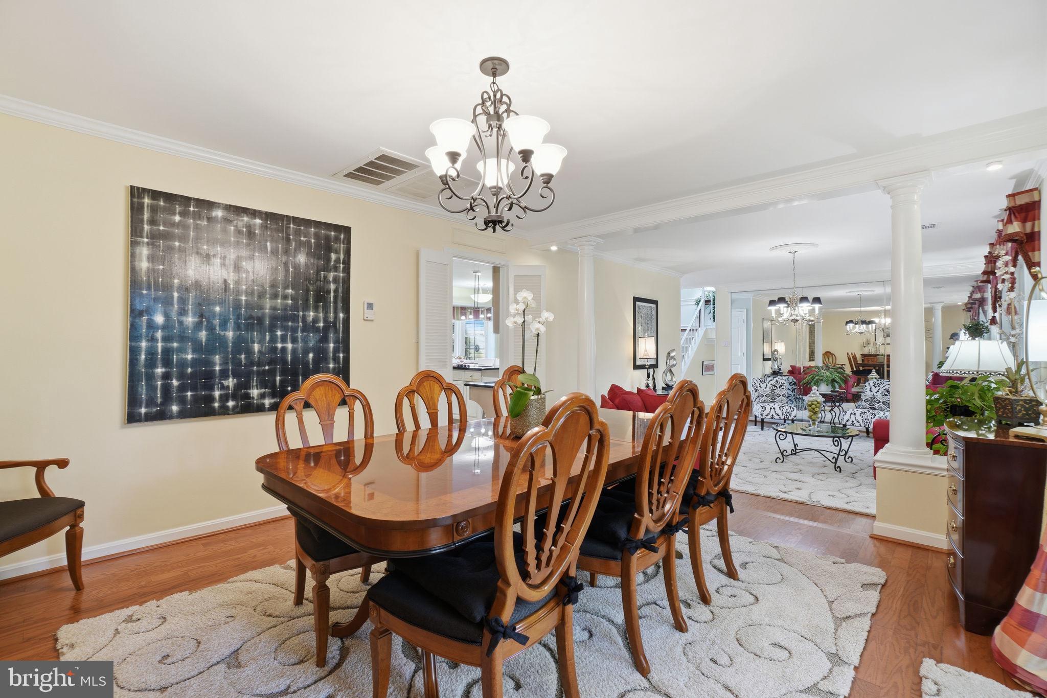 1507 Laurel Hill Road Vienna, VA 22182 - Photo 13 of 60 Elegant crown moldings & hardwoods!
