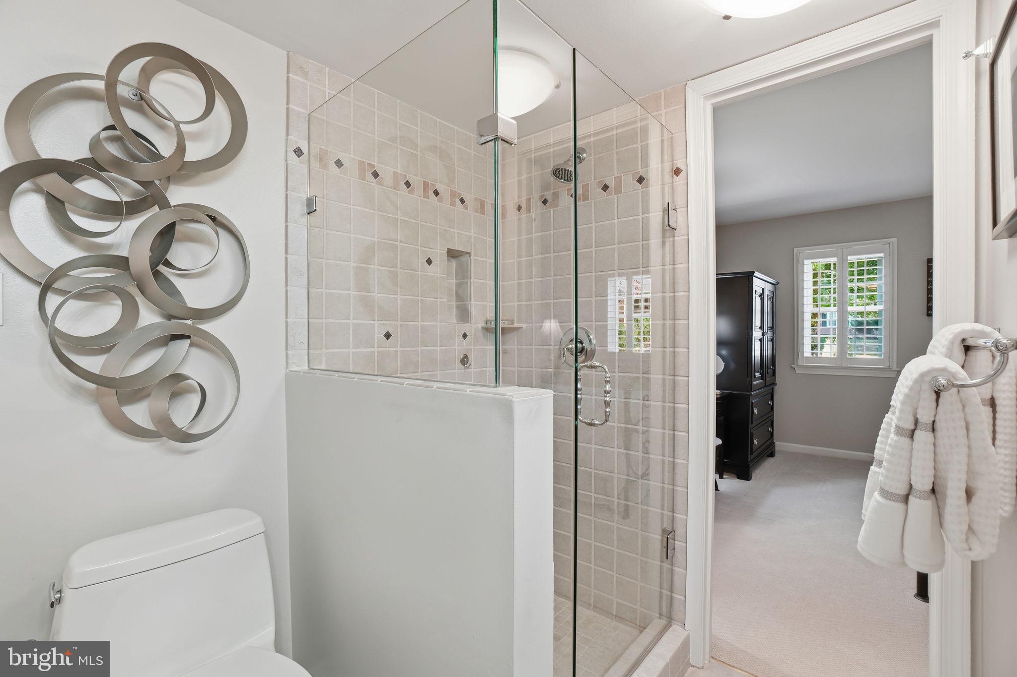 1507 Laurel Hill Road Vienna, VA 22182 - Photo 33 of 60 walk in frameless glass shower