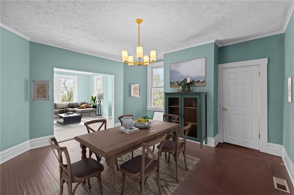 2 Marshall Road Pittsburgh, PA 15214 - Photo 18 of 46 a view of a dining room with furniture window and wooden floor