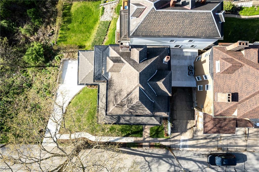2 Marshall Road Pittsburgh, PA 15214 - Photo 8 of 46 a aerial view of a house with garden space and street view