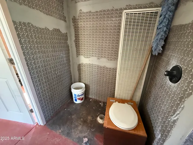 a room with storage and utility