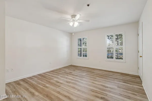 wooden floor in an empty room