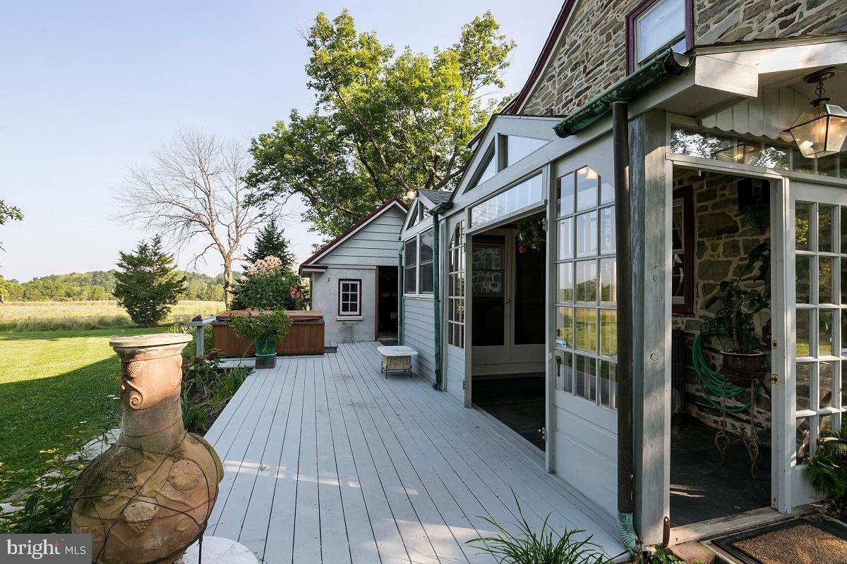 56 Little Road Perkiomenville, PA 18074 - Photo 32 of 59 deck with sunroom (removable doors)
