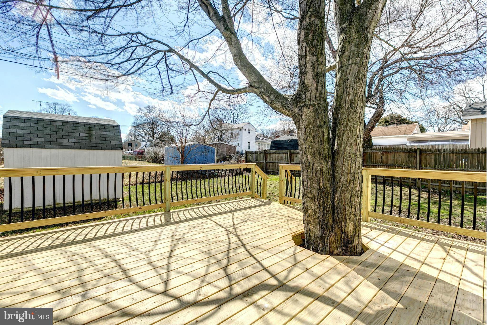 10 Orville Road Baltimore, MD 21221 - Photo 26 of 30 Expansive Deck Built Around Mature Tree