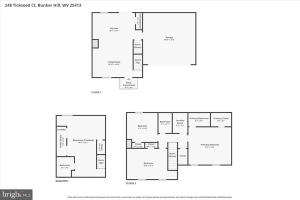$384,900 | 248 Tickseed Court, Bunker Hill, WV 25413