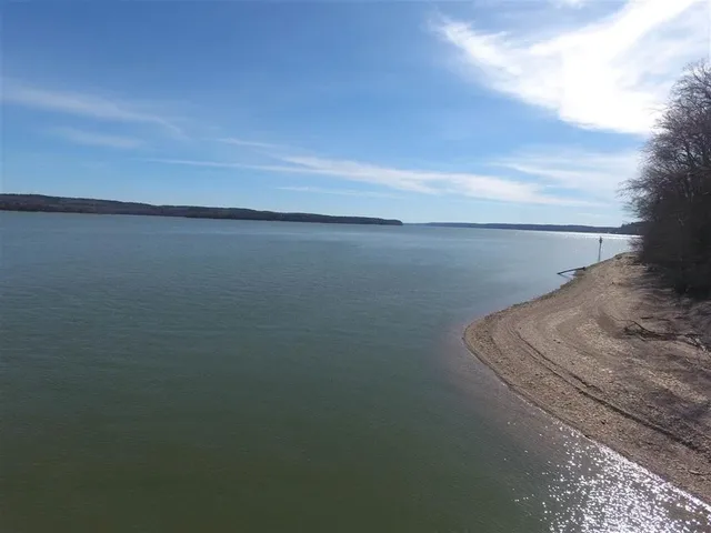 a view of lake with trees