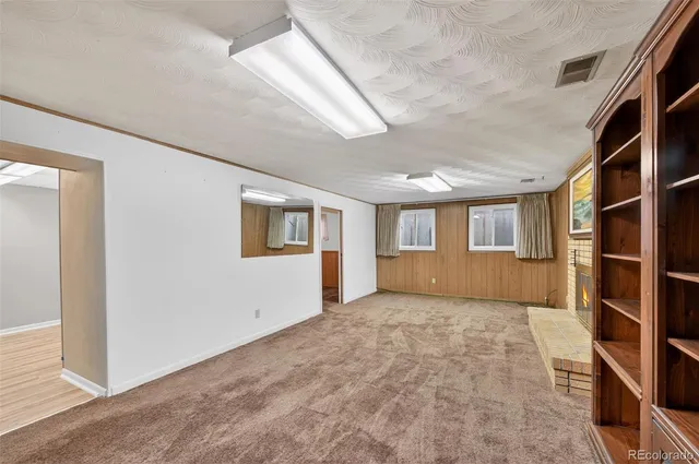 a view of an empty room