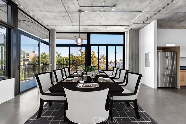 835 Locust Avenue, Unit 322 Long Beach, CA 90813 - Photo 21 of 42 a view of a dining room with furniture window and outside view