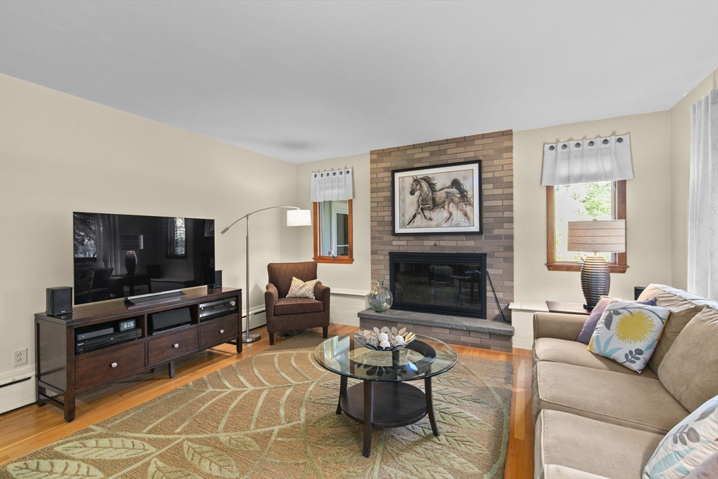 224 Snipatuit Road Rochester, MA 02770 - Photo 21 of 42 a living room with furniture and a flat screen tv