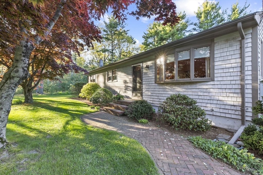 224 Snipatuit Road Rochester, MA 02770 - Photo 35 of 42 a view of a house with a yard