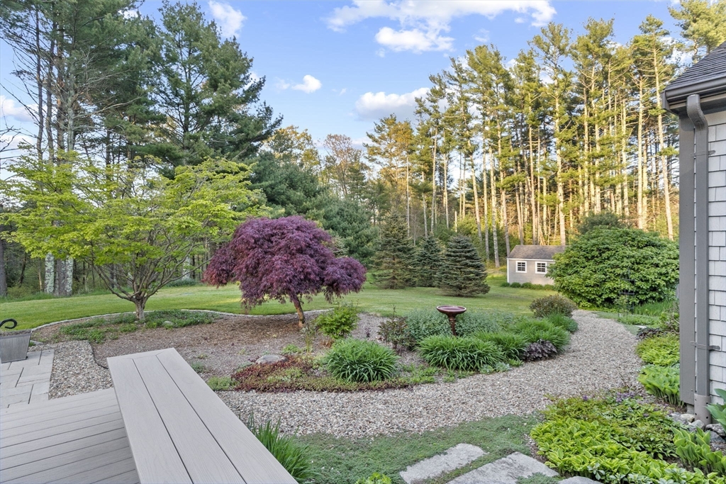 224 Snipatuit Road Rochester, MA 02770 - Photo 41 of 42 a view of a garden with pathway