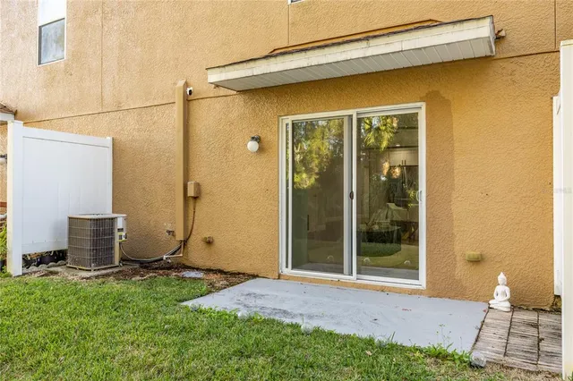 a view of front door of house