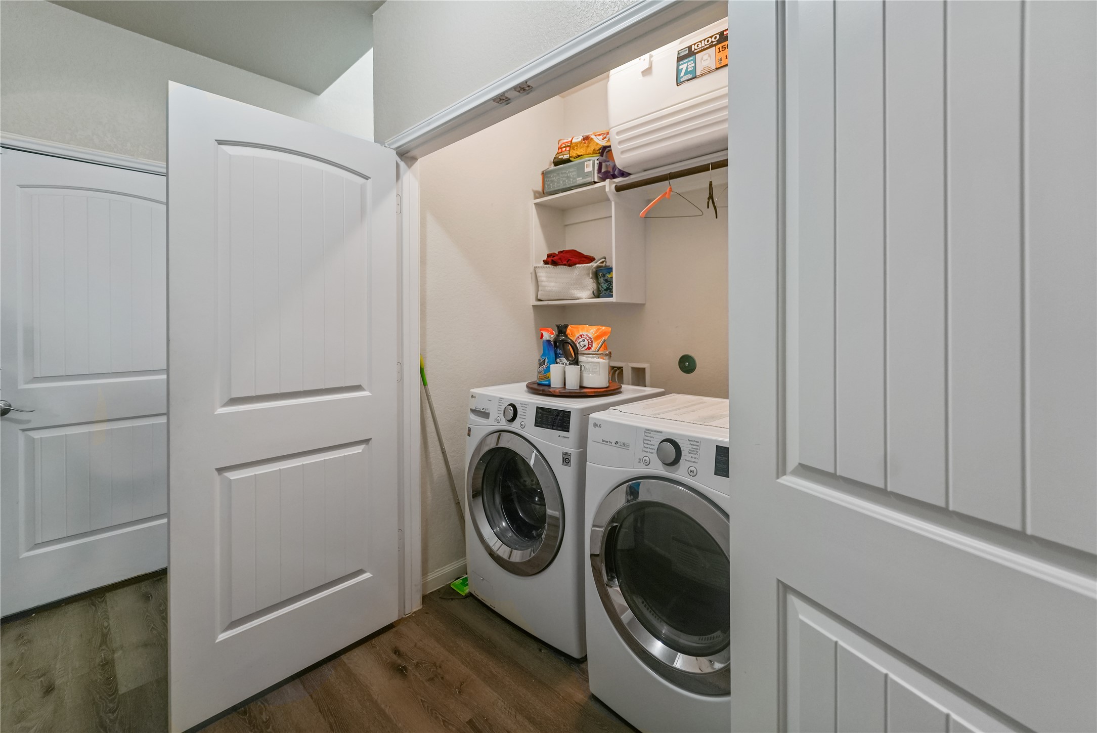 23659 Goodfellow Drive Spring, TX 77373 - Photo 17 of 25 a utility room with dryer and washer