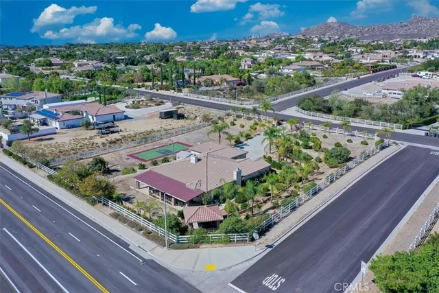 a view of a city from a balcony