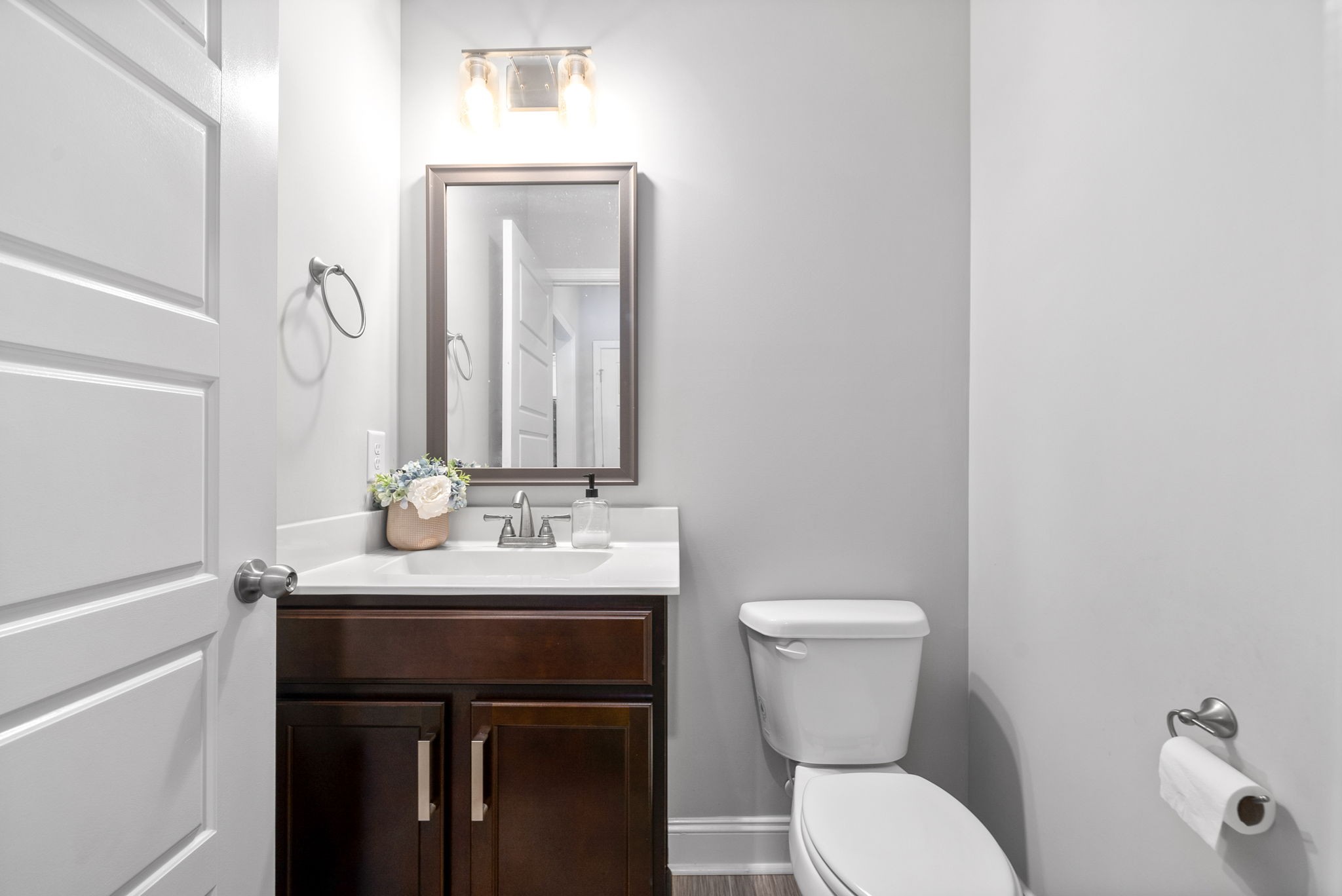 206 Clark Road Clarksville, TN 37042 - Photo 17 of 37 a bathroom with a toilet sink and mirror