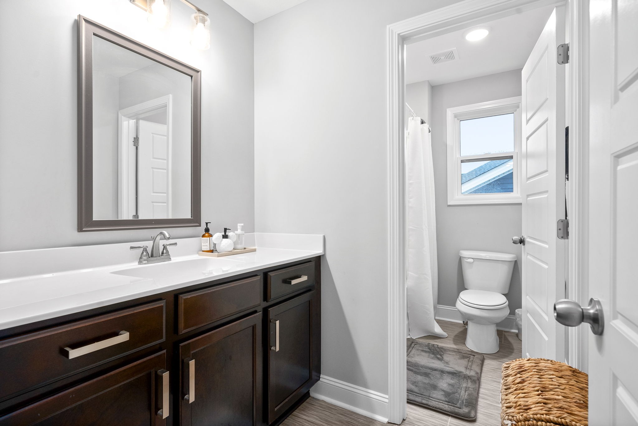206 Clark Road Clarksville, TN 37042 - Photo 29 of 37 a bathroom with a sink and a mirror