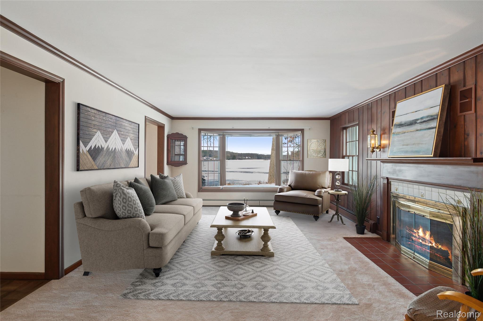 4300 West Bacon Road Hillsdale, MI 49242 - Photo 6 of 49 Formal Living Room with Virtual Furniture