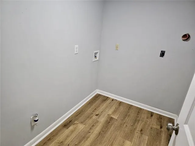 wooden floor in an empty room