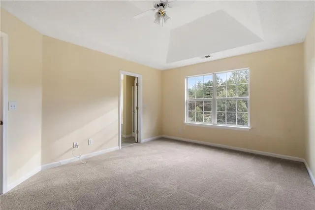 a view of an empty room