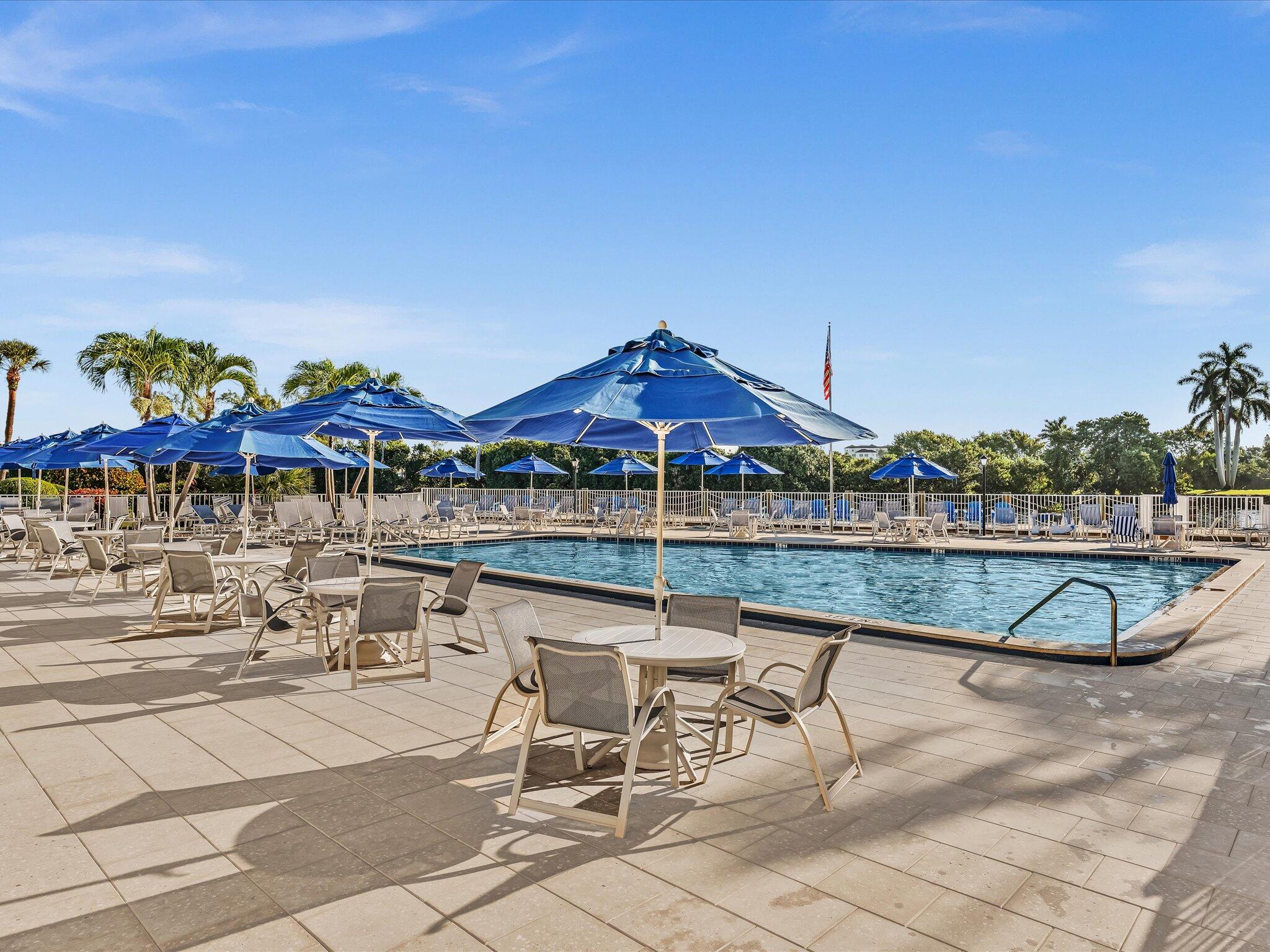 30 Colonial Club Drive, Unit 101 Boynton Beach, FL 33435 - Photo 28 of 58 NEW POOOL DECK