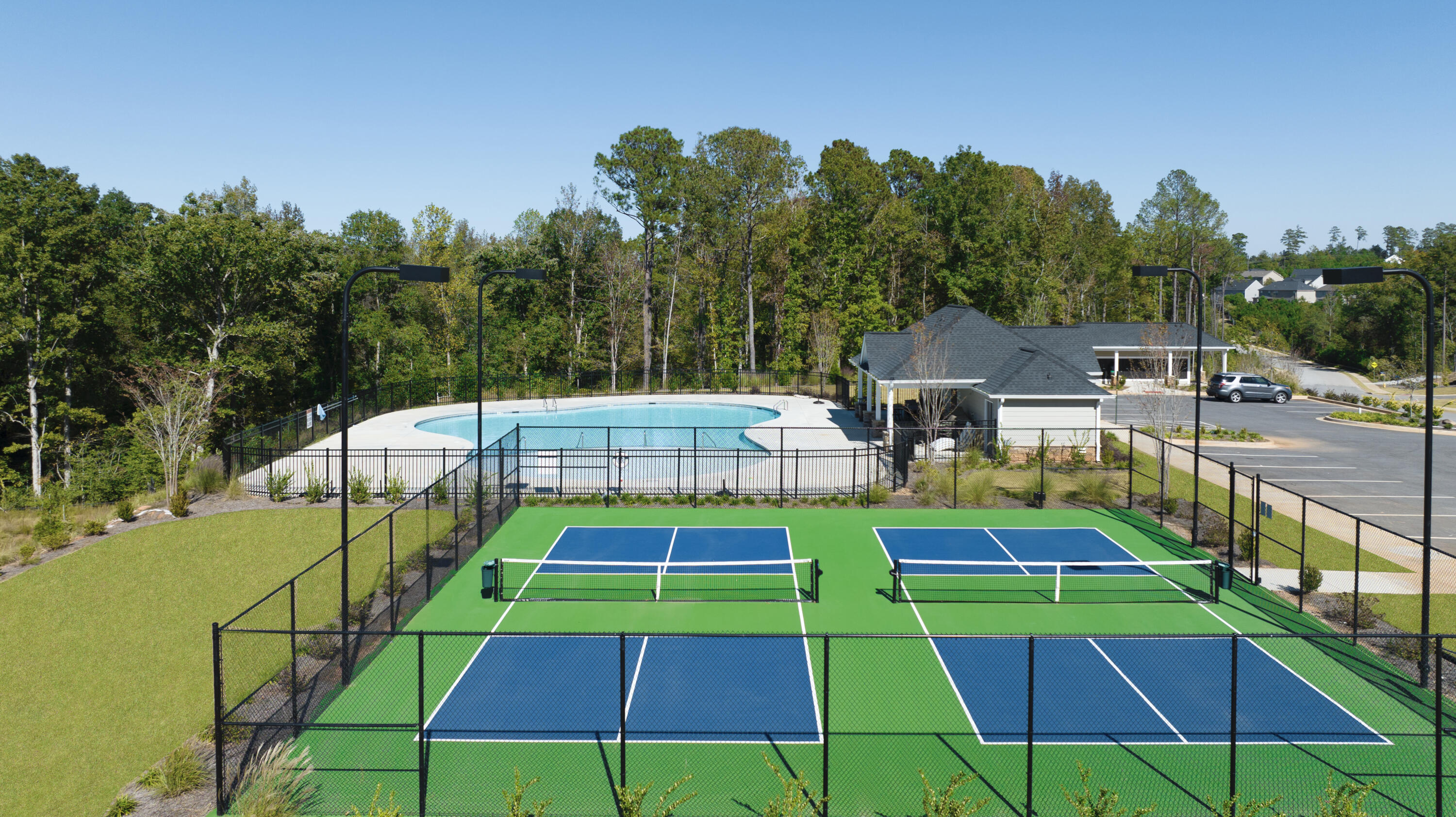 934 Raghorn Road Grovetown, GA 30813 - Photo 3 of 68 Private swimming pool, cabana, pickleball courts, and central mailbox station.