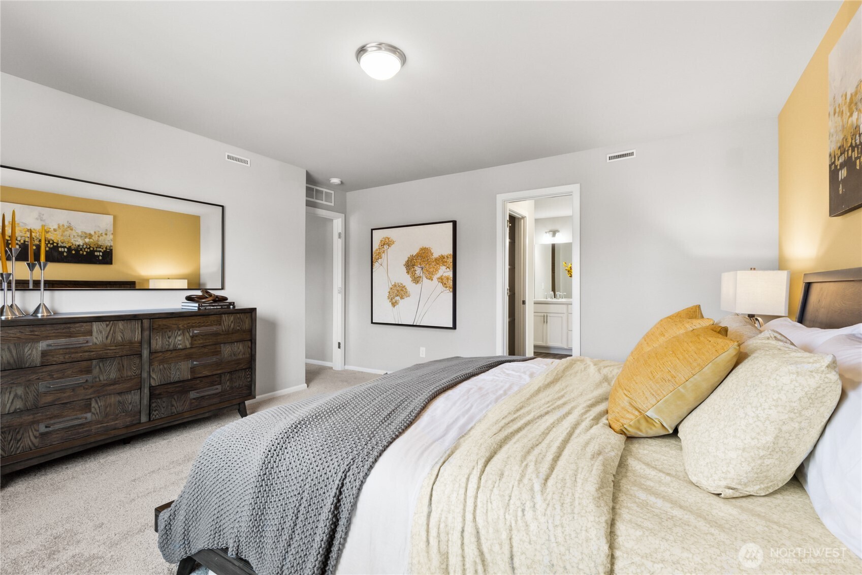 13434 323rd Avenue Southeast Sultan, WA 98294 - Photo 17 of 28 a bedroom with a bed and a dresser