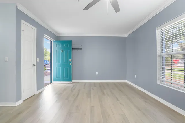 a view of car parked in front of house