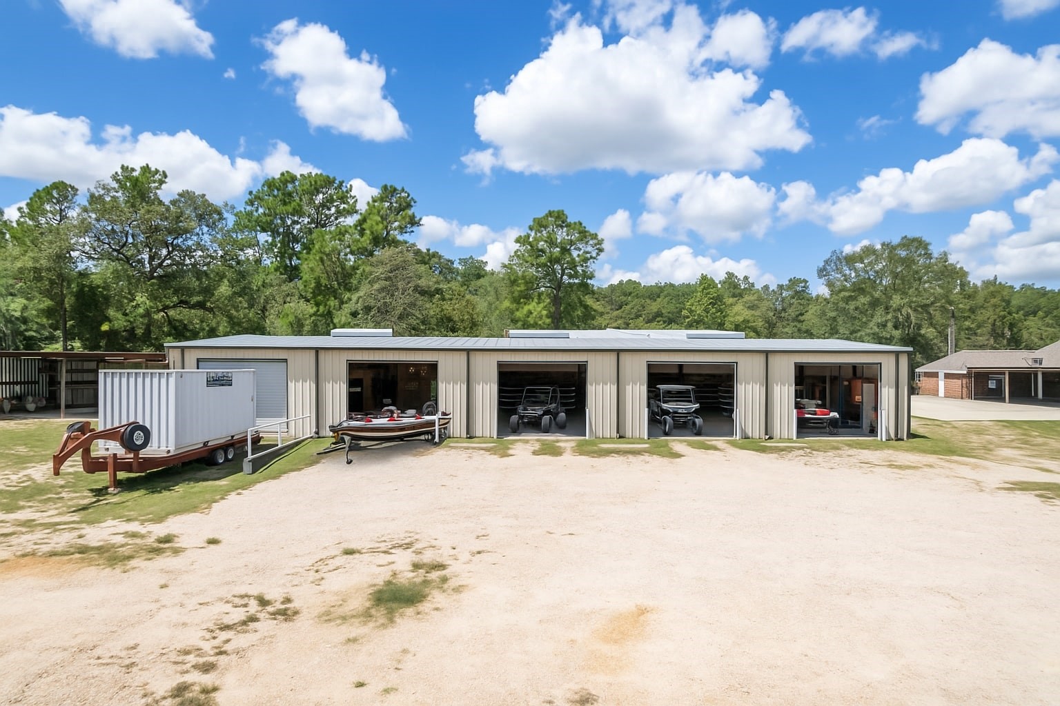 11534 Clint Parker Road Conroe, TX 77303 - Photo 30 of 50 a view of a house with a patio