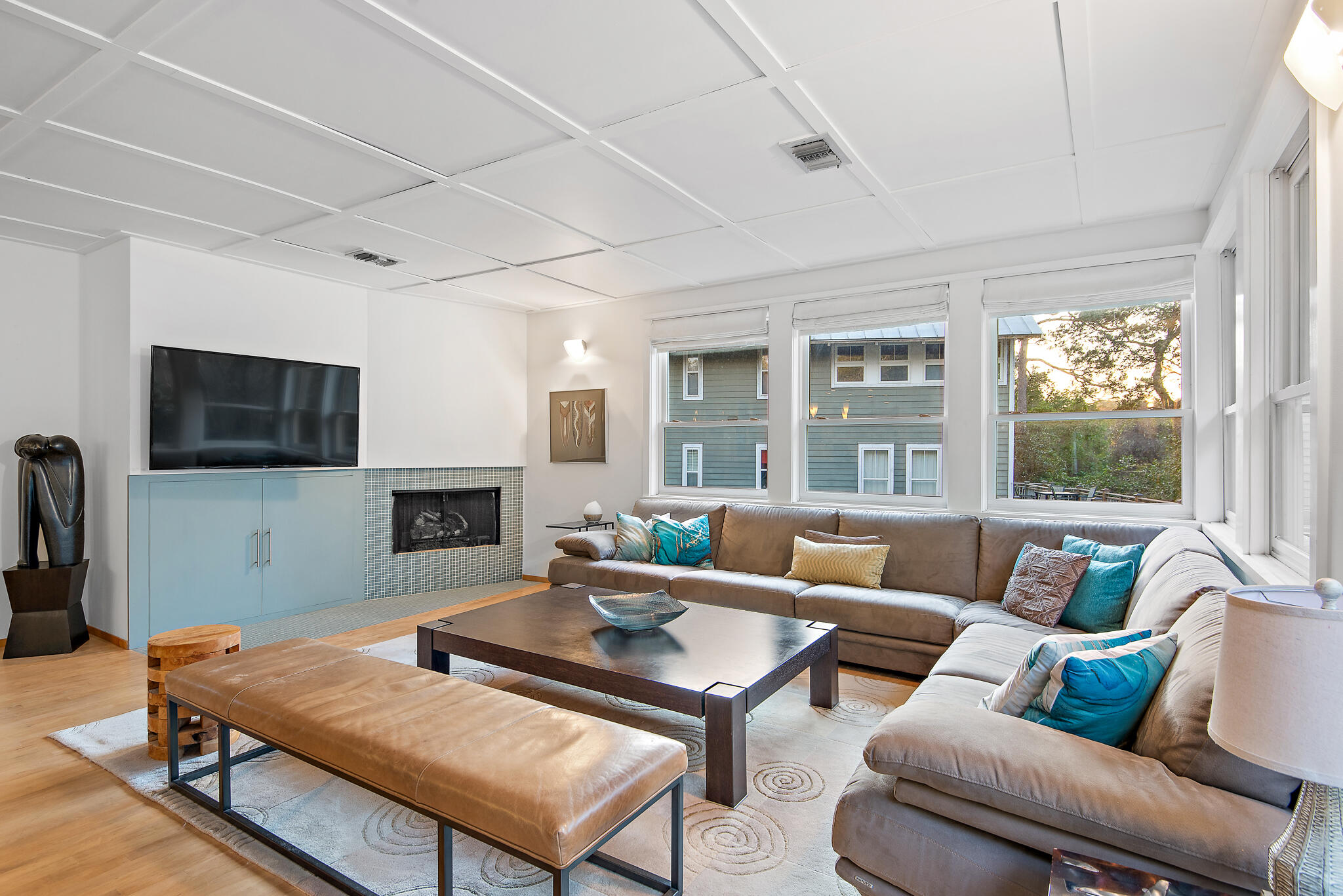 235 North Bishop Road Santa Rosa Beach, FL 32459 - Photo 11 of 68 a living room with furniture and a flat screen tv