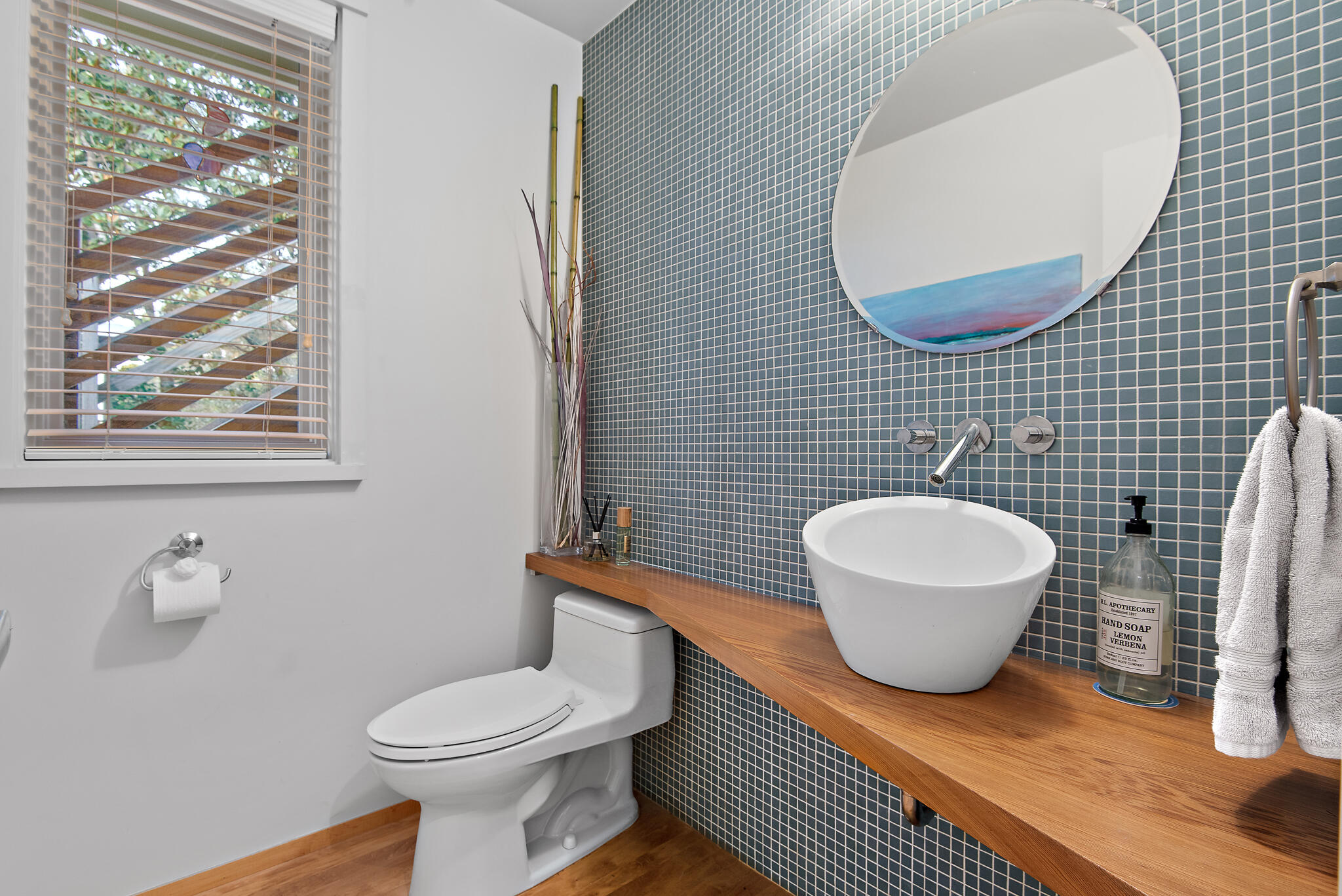 235 North Bishop Road Santa Rosa Beach, FL 32459 - Photo 23 of 68 a bathroom with a sink and a mirror