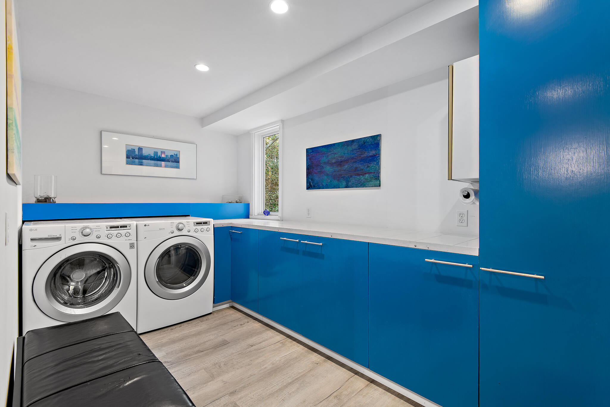 235 North Bishop Road Santa Rosa Beach, FL 32459 - Photo 33 of 68 a view of a bedroom with washer and dryer
