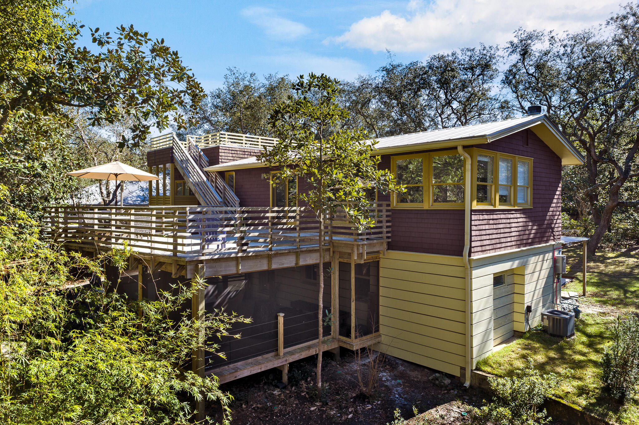 235 North Bishop Road Santa Rosa Beach, FL 32459 - Photo 54 of 68 a view of a house with a yard